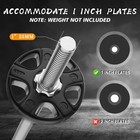 55  Straight Barbell  1  Standard Weight Lifting Bar For Gym And Home Use