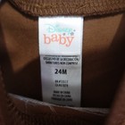 Disney Baby Winnie The Pooh 2 Piece Set Size 24 Months Brown Soft New Unisex