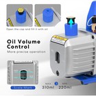 4 5 Cfm Ac Vacuum Pump 1 3 Hp Single Stage Hvac Refrigeration R134a R22 R12 R502