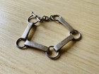 Mcm Modernist Toggle Large Bracelet Sterling Silver Vintage 