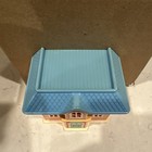 Little Tikes Miniature Dollhouse Pink Mansion Blue Roof 5554