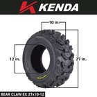 Kenda Bearclaw Ex K573 - 27x10-12 Front Atv utv  4  Tires 6-ply 27x10x12  4 Pk 