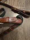 Tory Cross Country Reins Oakbark Leather green Web