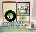 Vintage Walt Disney Read-along Kit Mary Poppins Cassette Lp 11 Books