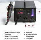 Digital Hotair Rework Station 852 Desoldering Station Smd Electronics Repairtool