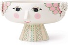 Bjorn Wiinblad Eva Bowl On Stand Pink Decor Glazed Porcelain Figure