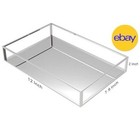 Silver Mirror Acrylic Vanity Tray     Decorative Storage For Jewelry  Makeup