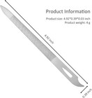 10 Pcs Stainless Steel Double-sided Metal Nail Files For Fingernails   Toenails