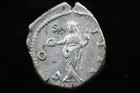 Roman Coin Antoninus Pius Ar Denarius Concordia Patera   Scepter Rome 147 Ad 