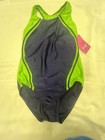 Nwt 2 Speedo Girls Size 18 One Piece Swimsuits Great For Competition 