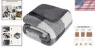 Luxurious Soft Sherpa Fleece Throw Blanket     Reversible  60x80 For All Seasons
