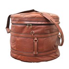 Werkens Real Leather 5-piece Drum Bag Set With 4 Drum Cases   1 Cymbal Bag 24 