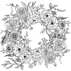 Iron Orchid Designs Iod Transfer - Wintersong Paintable Wreath - 12  X 16  New  
