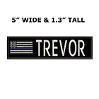 Custom Embroidered Name Tag Sew On Patch Motorcycle Biker Patches 5  X 1 3   b 