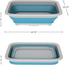 Outdoors Collapsible Multiuse Wash Bin- Portable Wash Basin dish Tub ice