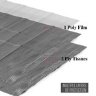 500pcs 13  X 18  Disposable Dental Bibs Tattoo Piercing Waterproof Black Bibs