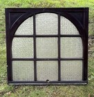 Stained Glass Arched Transom Window Late 1800s  Privacy Glass  Philadelphia Pa