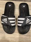 Men   s Size 11 Adidas Slides Adidasage Adidas Massage Foot Bed Slides