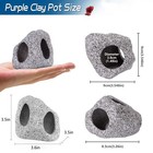 Ameliade Aquarium Decorations Cave Fish Tank Medium  1 Piece   Stone 