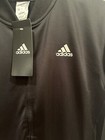 Adidas Youth Bomber Track Jacket Full Zipper Pockets