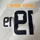 2026 Lamine Yamal Spain World Cup Final Match Home Patch Nameset Name Dorsal Set