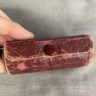 Vintage Gentleman s Rolled Sewing Kit - Tin  Leather  Felt Handy Sewing Kit