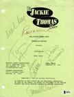 Beckett The Jackie Thomas Show Cast Signed Script Roseanne Barr-tom Arnold  4 76