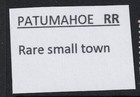 New Zealand 1924 Rare Patumahoe Town Cancel - S24133