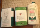 Vtg Texaco Outboard Motor Oil 3-piece Lot - Full Factory-sealed Metal Cans   Jug