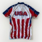 New Usa Cycling Men   s Jersey Size Medium Stars   Stripes Full Zip Sugoi Rs Team 