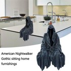 Gothic Grim Reaper Statue Small Sculpture Tabletop Figurine Home Decor Gifts