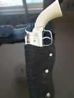 2  Hubley Pony Boy Cap Pistols   Leather Holster - Near Mint Condition - Rare