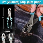 Shall 4-piece Pliers Set  Pliers Tool Set  Two-color Tpr Handle