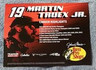 Martin Truex Jr Signed 2023 Bass Pro Shops Postcard Hero Card Nascar Coa