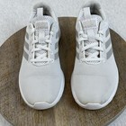 Adidas Cloudfoam Running Shoes Youth Kid   s 4 White Flexible Lightweight Sports