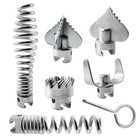 7pcs Sewer Snake Cutter Heads For Ridgid K50 K400 Drain Cleaner Drill Attachment