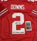 Caleb Downs Autographed Signed Custom Ohio State Jersey Jsa Cert National Champs
