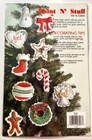 3 Vintage Westwater Paint N Stuff Christmas Ornament Kits Star Angel Wreath