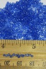 Clear Medium Blue 9 0 3 Cut Vintage Antique Czech Glass Seed Beads 7g Bbt - 61