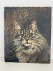 Tricolor Cat Painting 7 3 4 X 6 1 2 Cat Lover Realism Hand Painted Cat Portrait