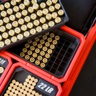 Ammo Bin For Milwaukee Packout 9mm   Deep Rectangle 9 Mm Caliber Storage Can