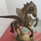 Vinatge Solid Brass Flying Horse With Wings Pegasus 7  