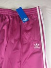 Adidas Originals Youth Girls Size Large Pink Firebird Wide Leg Pants Nwt