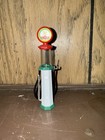 Vintage Eagle Gasoline Miniature Pump Model        contains Lead       retro Collectible