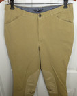 Tuffrider Men s Front Zip Patrol 4 Pockets Knee Patch Breeches Men s Size 34 Reg