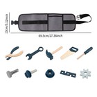 Kids Tool Set For Boys Repairman Costume Wooden Pretend Play Set Role Play Toys