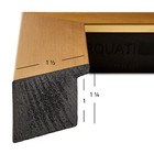 Craig Frames Modern Aesthetics 150  1 5 Inch Wide Brushed Gold Picture Frame