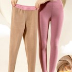 Womens Winter Warm Thermal Leggings Thick Fleece Pants Stretch Slim Lined Long