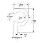 Orac Decor Px169 Polystyrene Panel chair Rail Moulding - Size Options