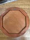 Aztec Calendar Sun Stone Carved Wood Wall Plaque Mexico
